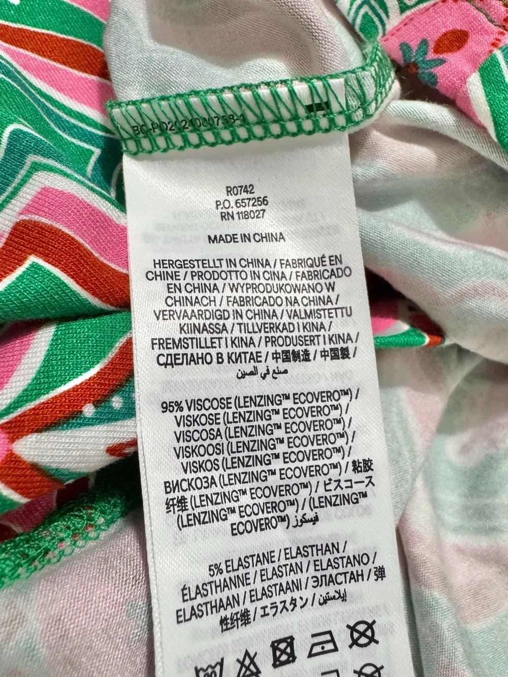 Boden Green Rosaline Jersey Skirt Size 14